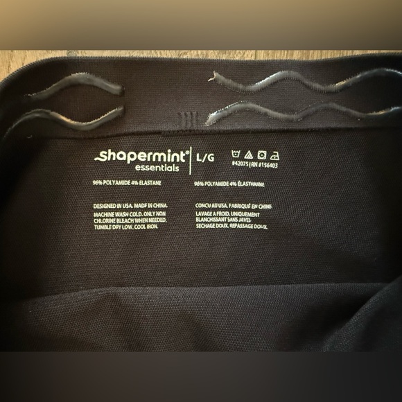 Shapermint Essentials High Waisted Shaping Leggings Black Size Large - Picture 3 of 7